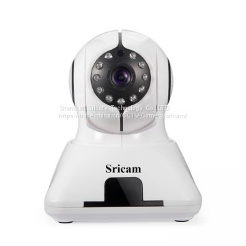 Sricam SP006 COMS Wireless Network IR Alarm Detection Pan Tilt 128G TF Card Record and Playback IP Camera ,Support NVR