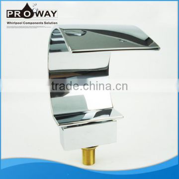 Bathtub Hot Tub Sanitary Toilet Ware Part Manufacturing Bathroom Accessories Cheap Upc Waterfall Spout Basin Curved Faucet