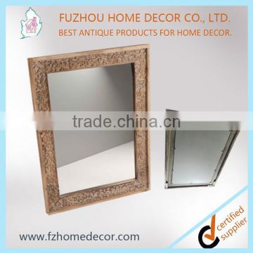 Hand made carve wood mirror frame