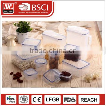 Good quality Chinese microwave disposable takeaway 3 compartment clear plastic food storage container with lid for wholesale
