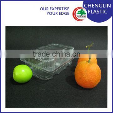 clear blister plastic fruit container