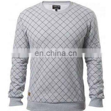 Pattern Printed Men Crewneck Sweatshirt