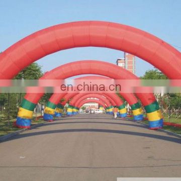 cheap outdoor inflatable rainbow arch inflatable advertising arch for sale