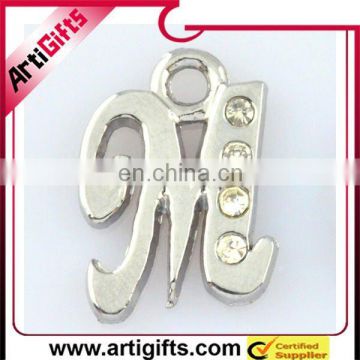 metal letter m pendant