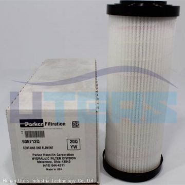 High Quality UTERS replace of PARKER turbine hydraulic oil filter element 936712Q accept custom