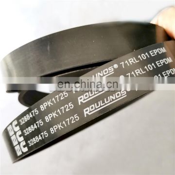 Fan Belt 3288475 8PK1725 3911620 For Cummins Engine 6CT