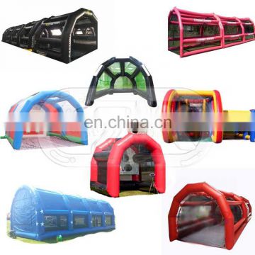 commercial quality popular free indoor inflatable target shooting game cage