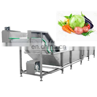 Industrial Air Bubble SUS304 Ozone Vegetable Washing Machine Fruit Washing Machine Leaf Vegetable Washing Machine for Factory