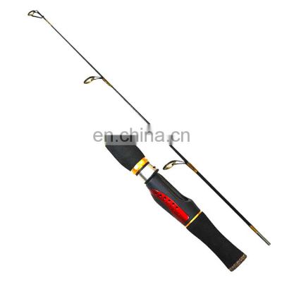 Factory Wholesale Fishing Tackle Solid Fiberglass Spin  Rod Ice Fishing Rod For Winter Fishing