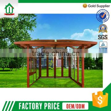 Hot Product Top Quality Foshan Wanjia Custom Color Sunrooms / Glass Houses