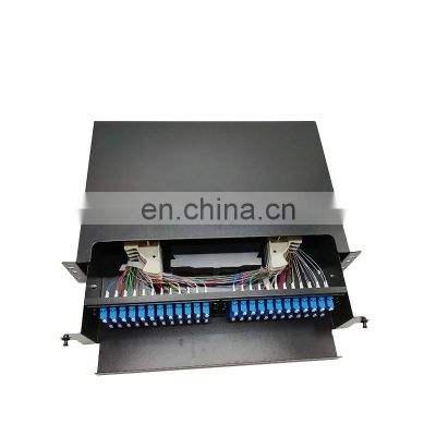 Epon Network 12 24 48 96 Core Fiber Optic Cable Pigtails Terminal Box
