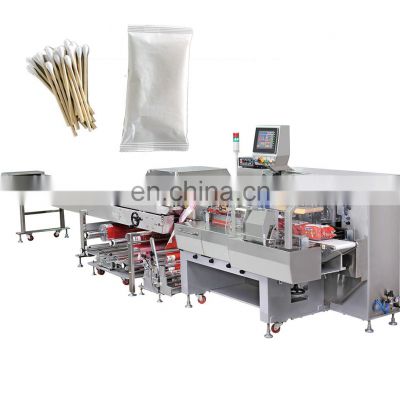 Disposable medical sterilized cotton swabs automatic packing packaging machine