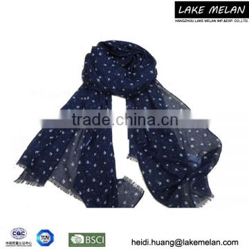 SS 16 Hot Selling 100% Polyester Lady's Woven Printed Scarf LMCH-009