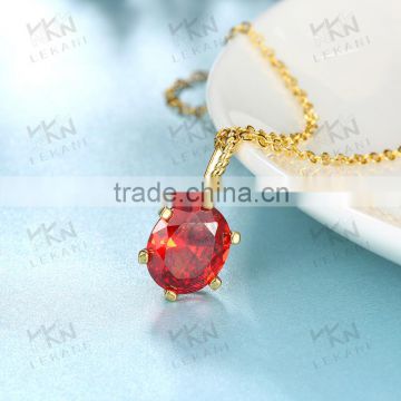 Zircon Gold Plated Necklace for girls,vintage gold plated necklace