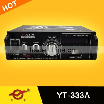 Audio karaoke mixing amplifier YT-333A support usb/sd/fm