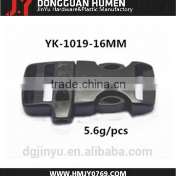 side release flat whistle buckle,plastic whistle buckle