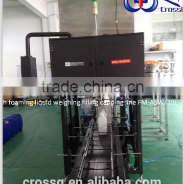Wash Clean Full Automatic Weighing Filling Capping Line
