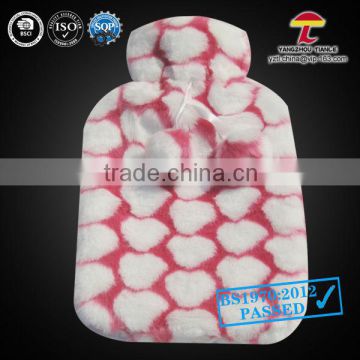 high quality 2000ml hot water bag cover little stones