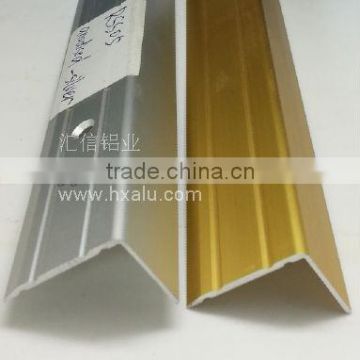 aluminium ceramic tile trim/ flooring profile/ stair nose