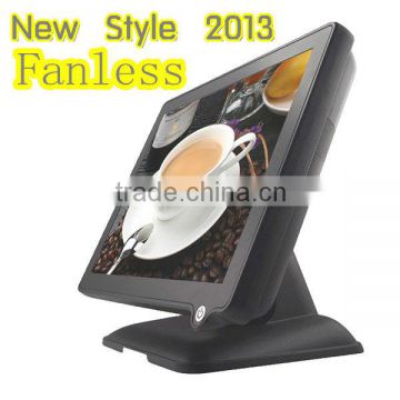 2013 New style Fanless True flat touch screen all in one computer