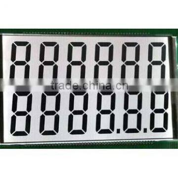 customize segment lcd screen for Mechanical instrument UNLCD-S 20041