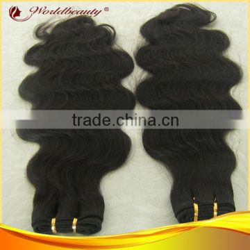 100% human hair weft extension,body wave
