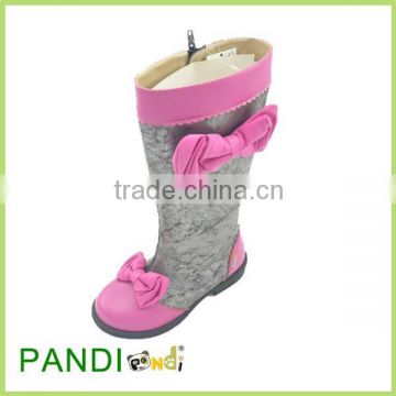 Sweet bow winter shoes tassel boots princeless girl shoes