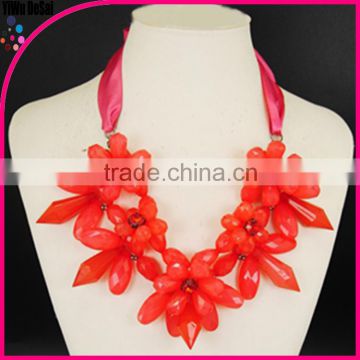 Crystal necklace Wholesale Women Chunky Big Fashion Statement Necklace