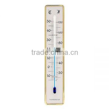 Brass metal in/outdoor thermometer
