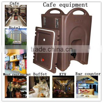 Cafe equipment, 40L Insulated beverage dispenser