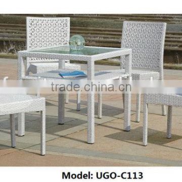 outdoor synthetic rattan furniture Bench Stool Outdoor furniture