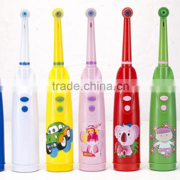 Soft Bristle Type and Battery Powered Feature Electric Toothbrush