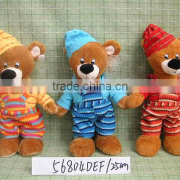 HI EN71 new unique brown mini stuffed bear toys