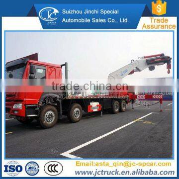 New Coming 4 axle 60t truck with crane preferential price