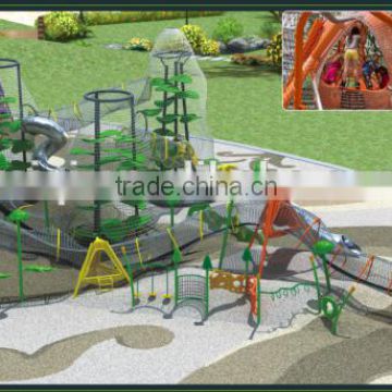 Professional China manufacturer kids large outdoor climbing playground equipment