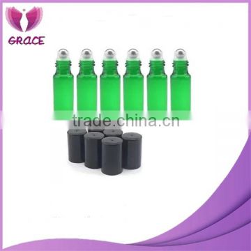 5ml green aromatheraphy roll on bottle for essential oil