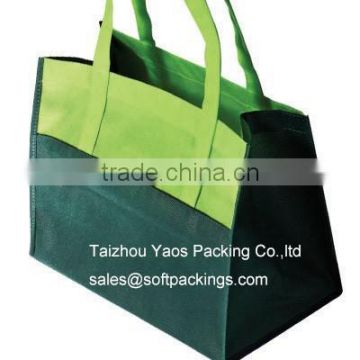 new design and fashion non woven tote bag, promotional non woven shopping bag, cheap reusable grocery shopping bag