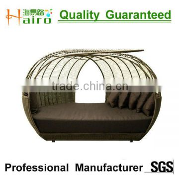 SGS tested outdoor rattan sofa bed
