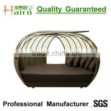 SGS tested outdoor rattan sofa bed