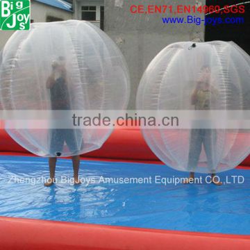 Inflatable games football body zorb bumper ball with PVC or TPU material