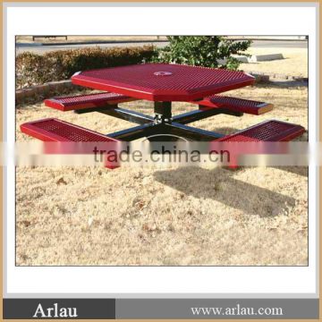 Arlau new style steel outdoor table and chairs for sale