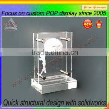 golf club counter acrylic display rack as sign