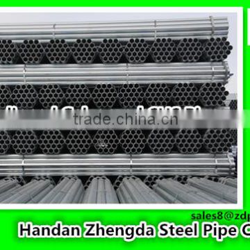 ASTM A500 DN 125 5'' 'INCH Galvanized Round Hollow Section Mild Steel Pipe for water,oil,gas transmission