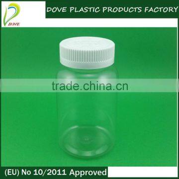 225ml plastic pet bottle with pet bottle caps 225ml one night love tablet bottle