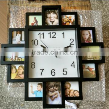 Cheap Plasitc Clock Home Decor Large Photo Frame Wall Clock