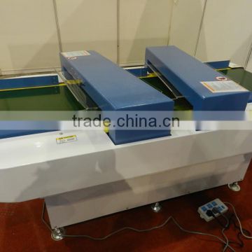 Dongguan double sensor conveyor belt needle metal detector for garments