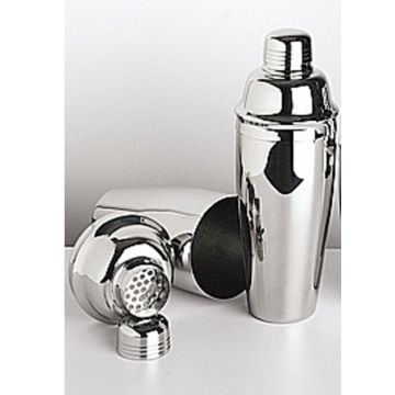 SGS 550ml Stainless Steel Cocktail Shaker Mirror Finish