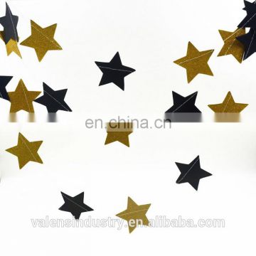 OEM Wholesale Five pointed Star String Piece Star Garland for Wedding Party Festival Decoration