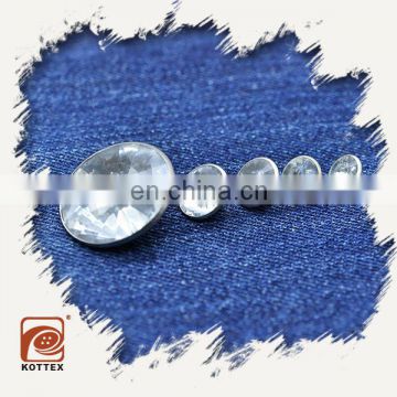 Fashion diamond decorative crystal acrylic button, metal button for jackets