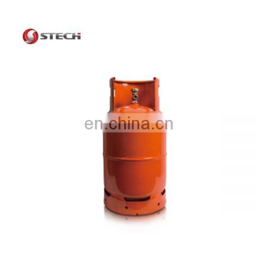 stech high quality medium size 12.5kg lpg tank with collar